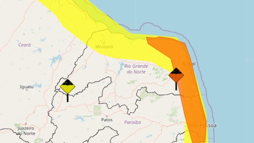 Inmet Emite Dois Alertas De Acumulado De Chuvas Em Cidades Do RN Veja